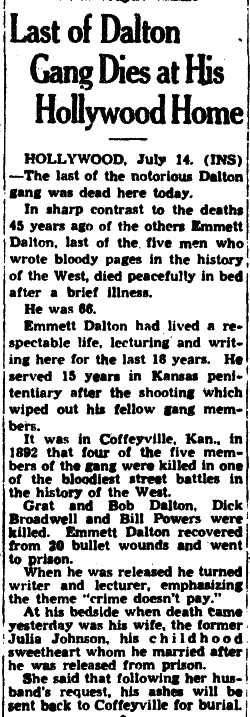 Wichita Daily Times July 14, 1937